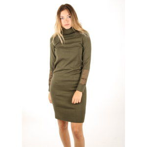 Calvin Klein dámské zelené šaty s rolákem - XS (366)